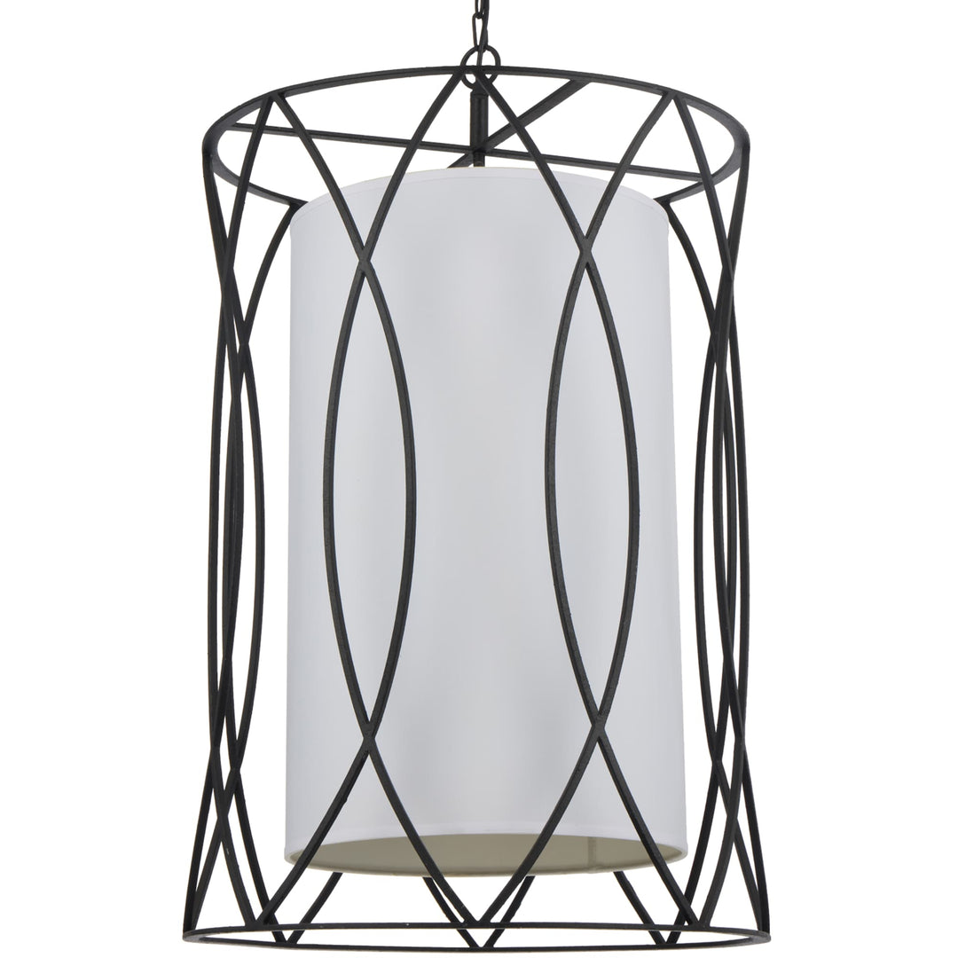 Telbix Dover 8 Light Pendant | Black