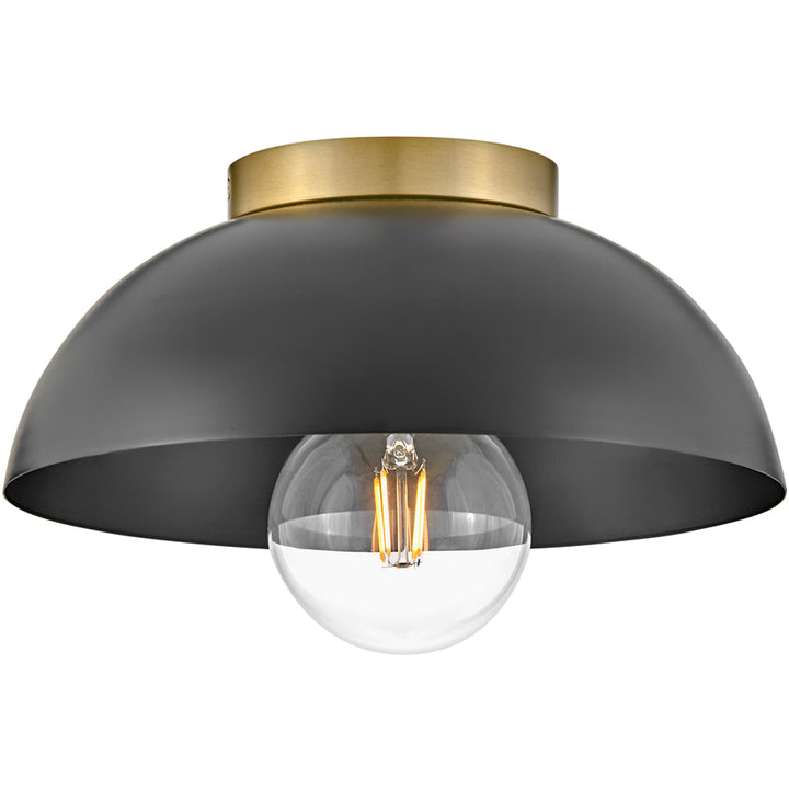 Hinkley Stu Flush Mount by Lark | Black