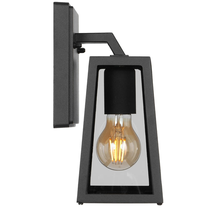 Telbix Cosca Medium Exterior Wall Bracket | Black