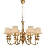 Telbix Siedel 8-Light Pendant with Shades | Copper