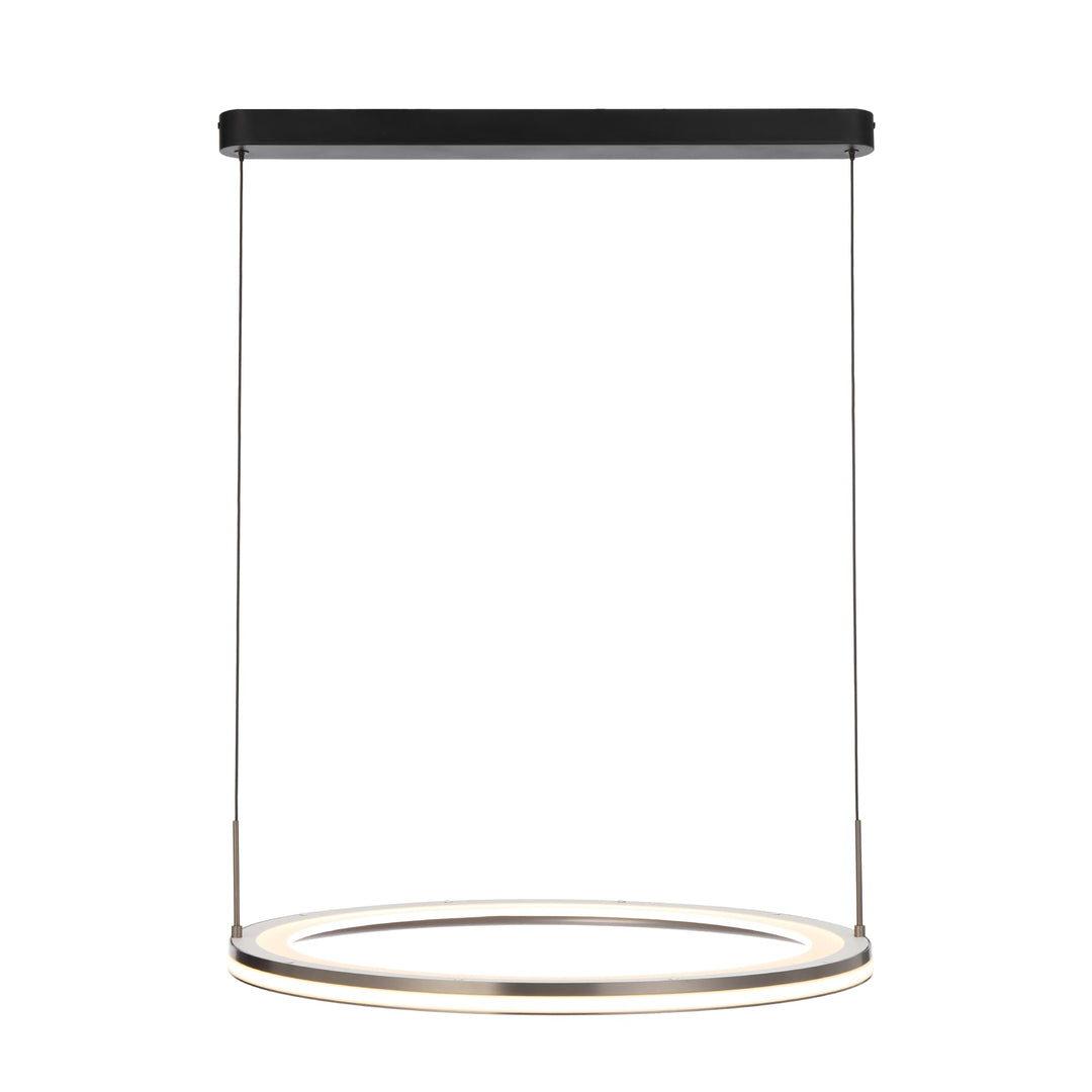 Telbix Fulcrum 600mm Warm White LED Pendant | Grey