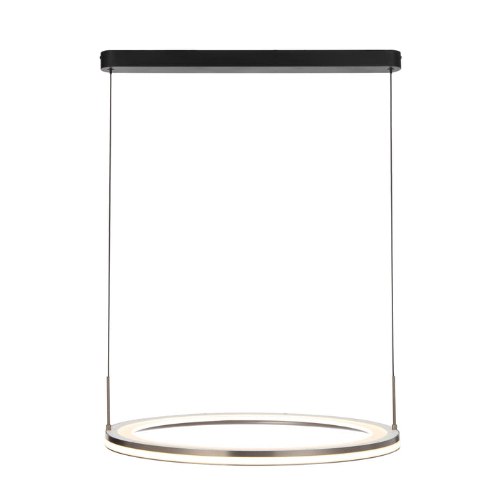 Telbix Fulcrum 600mm Warm White LED Pendant | Grey