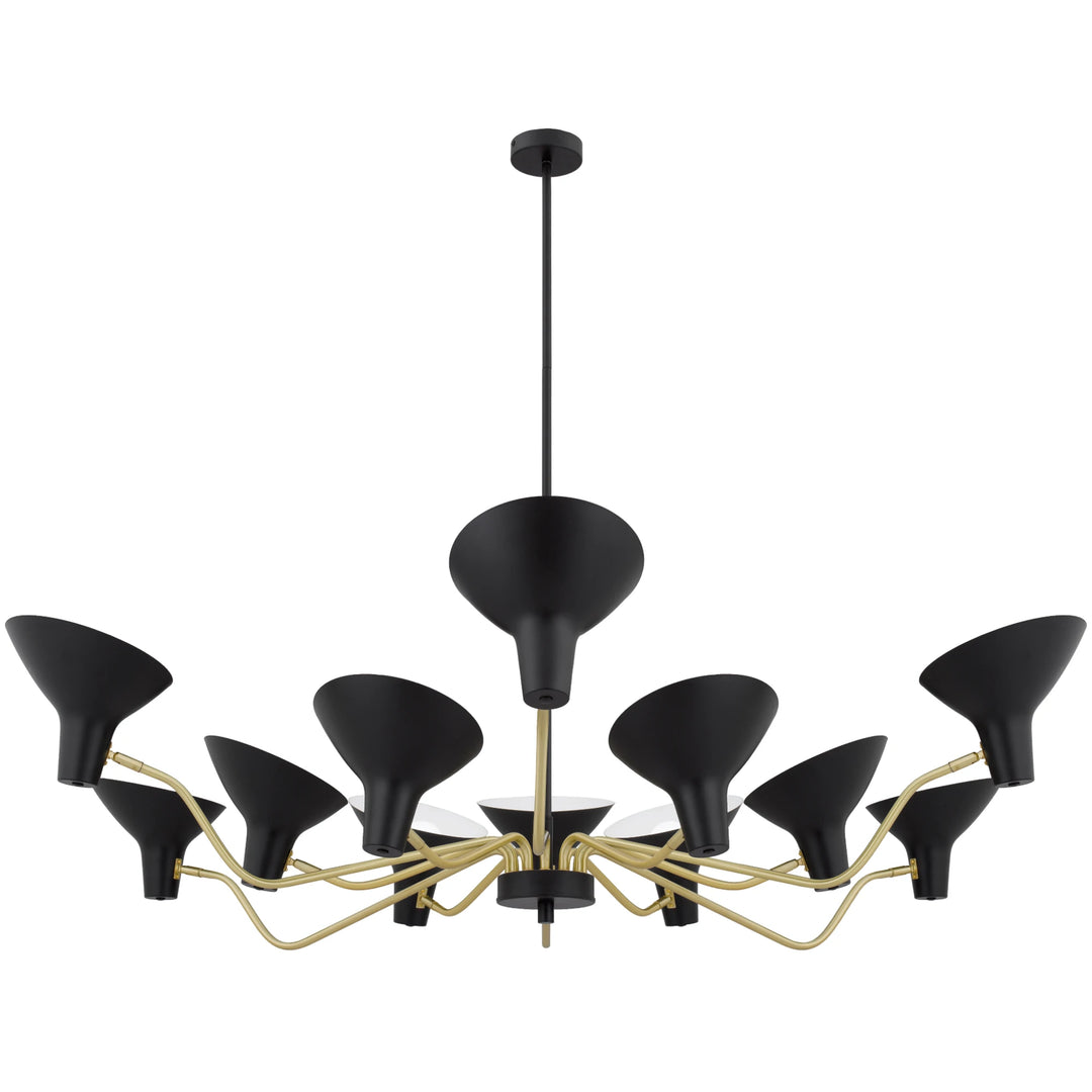 Telbix Farbon 12 Light Pendant Light | Black
