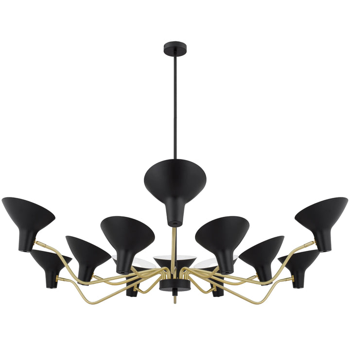 Telbix Farbon 12 Light Pendant Light | Black