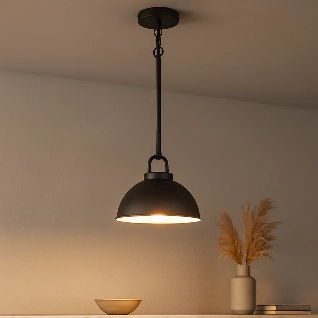 Telbix Emerson Small Pendant | Black