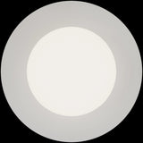 Calibo Crest Opal Glass 120mm Orb Wall Light Round Plate 200mm | White