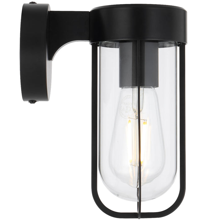 Telbix Fonseca Exterior Wall Light | Black