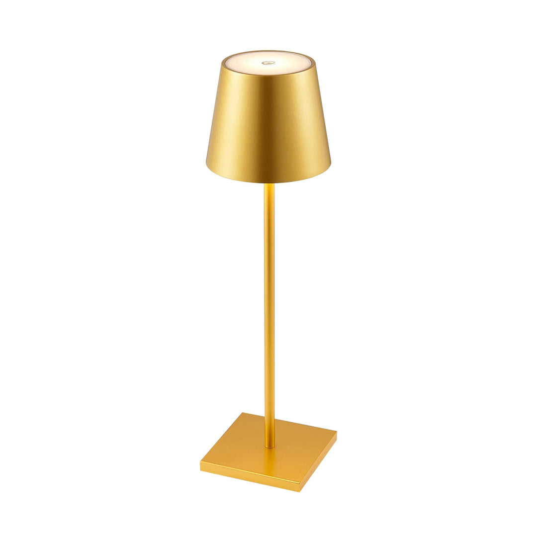 Telbix Clio Rechargeable LED Table Lamp | Gold
