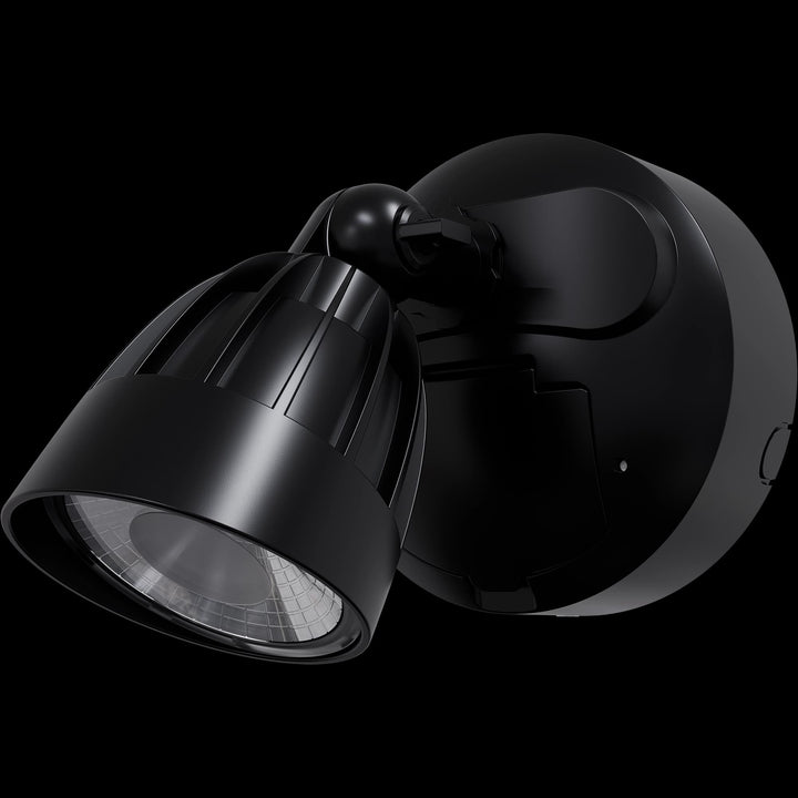 Calibo Nighthawk Single LED Spotlight With Sensor | Black