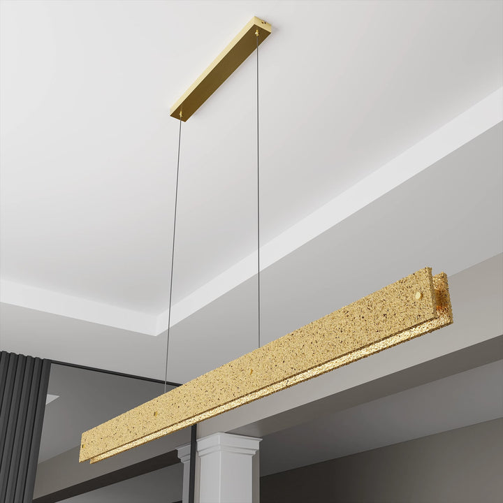 Calibo Couas Textured Honeycomb 3CCT LED Linear Pendant | 2000mm
