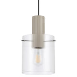 Telbix Mika 180mm Pendant Light | Grey