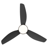 Calibo Sora 52" DC Ceiling Fan with LED Light, Wall Control and Remote | Black