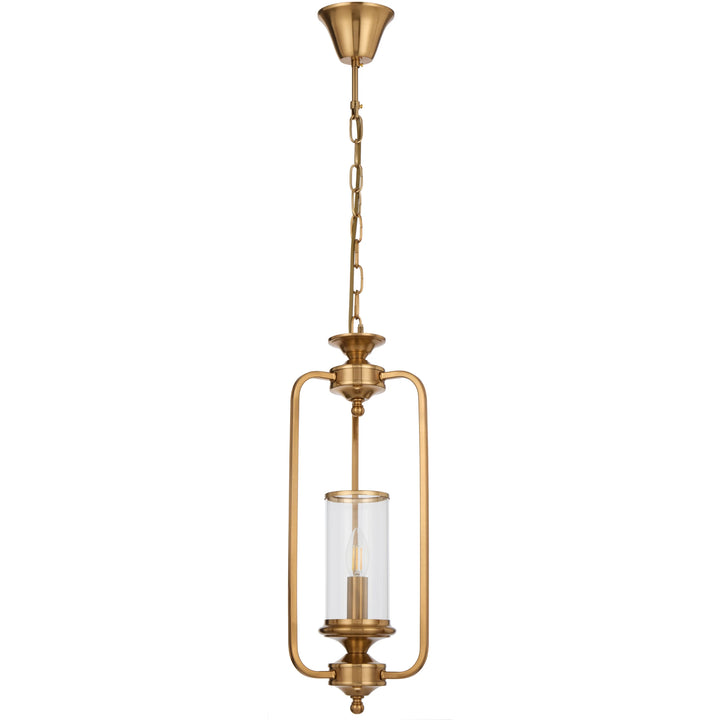 Telbix Velden 1 Light Pendant | Copper