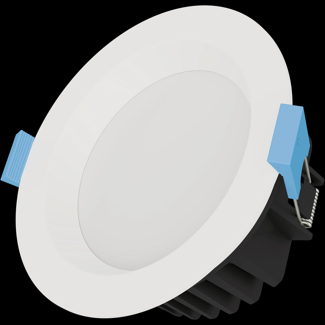 Calibo Zazu Recessed Tricolour LED Downlight with Changeable Face Plate | White