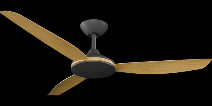 Calibo Condor 52" DC Smart Ceiling Fan with Remote Control | Black and Bamboo