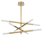Telbix Pinta 8 Light LED Pendant Light | Gold