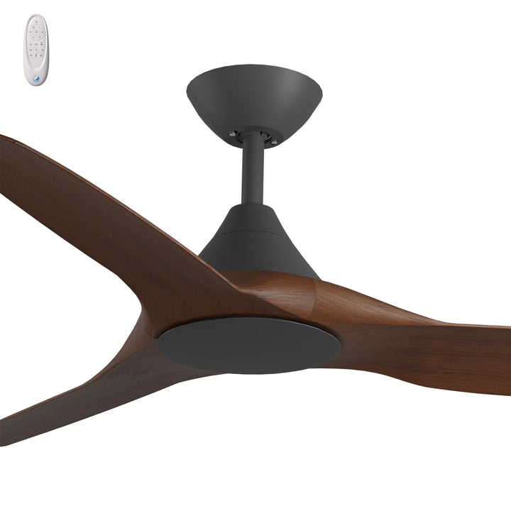 Calibo Smart CloudFan 52" (1300mm) ABS Energy Efficient DC Ceiling Fan and Remote | Black & Koa