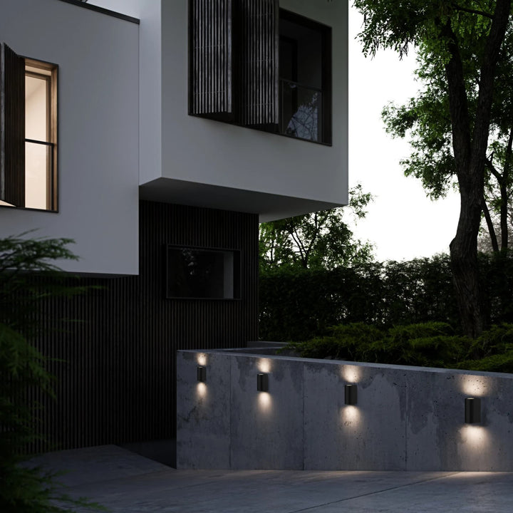 Nordlux Asbol Up/Down LED Wall Light | Black