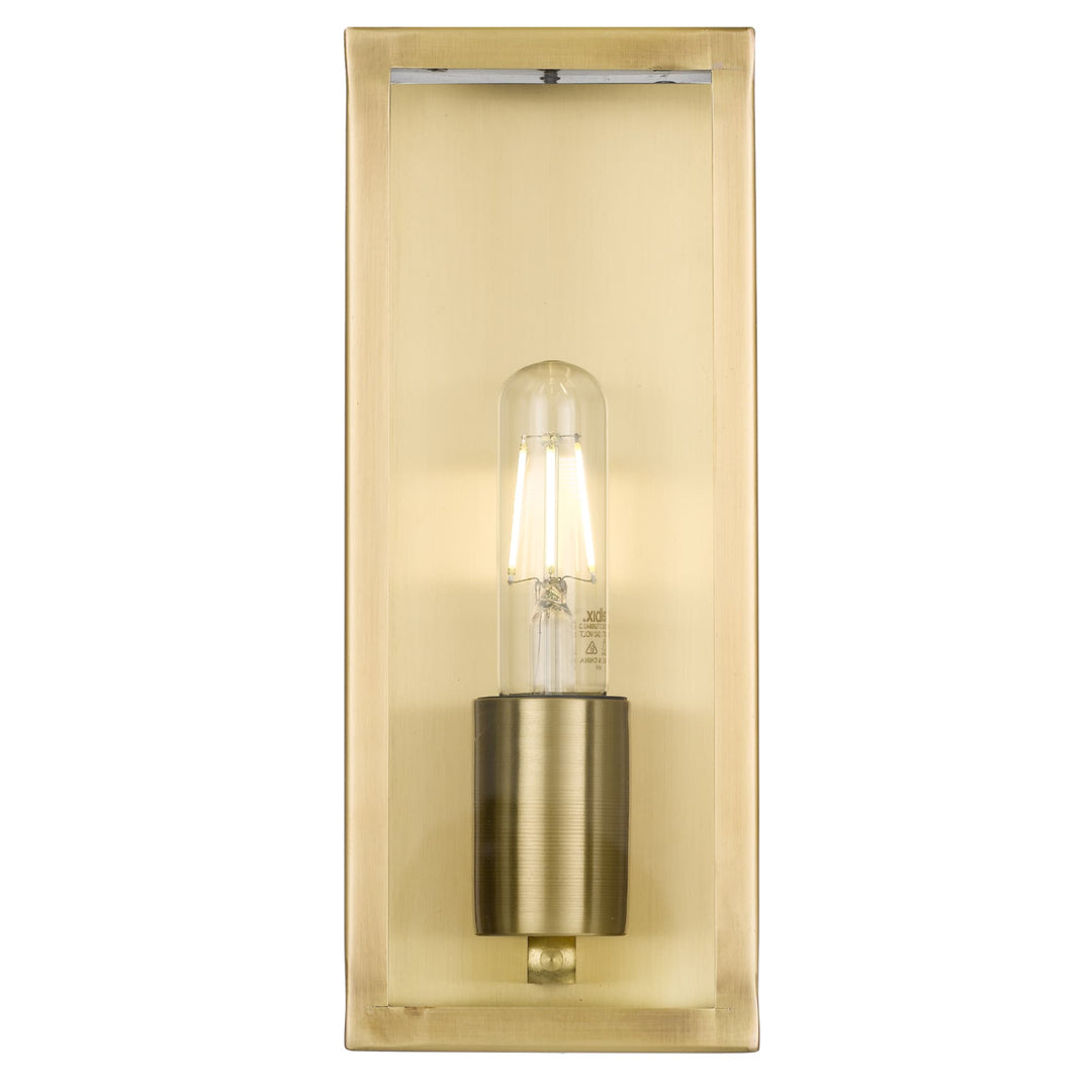 Telbix Arzano Small Wall Light | Antique Brass