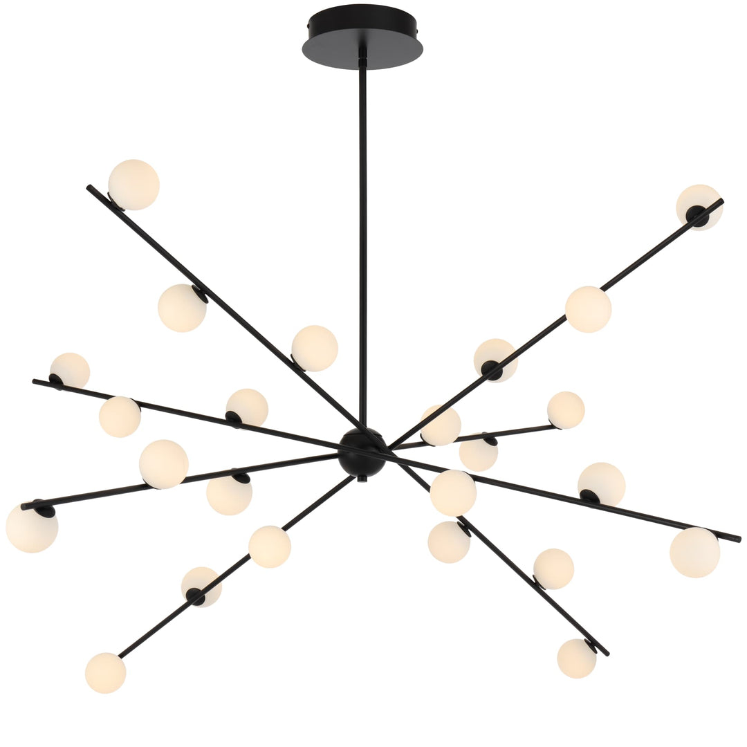 Telbix Captiva 24 Light LED Pendant | Black