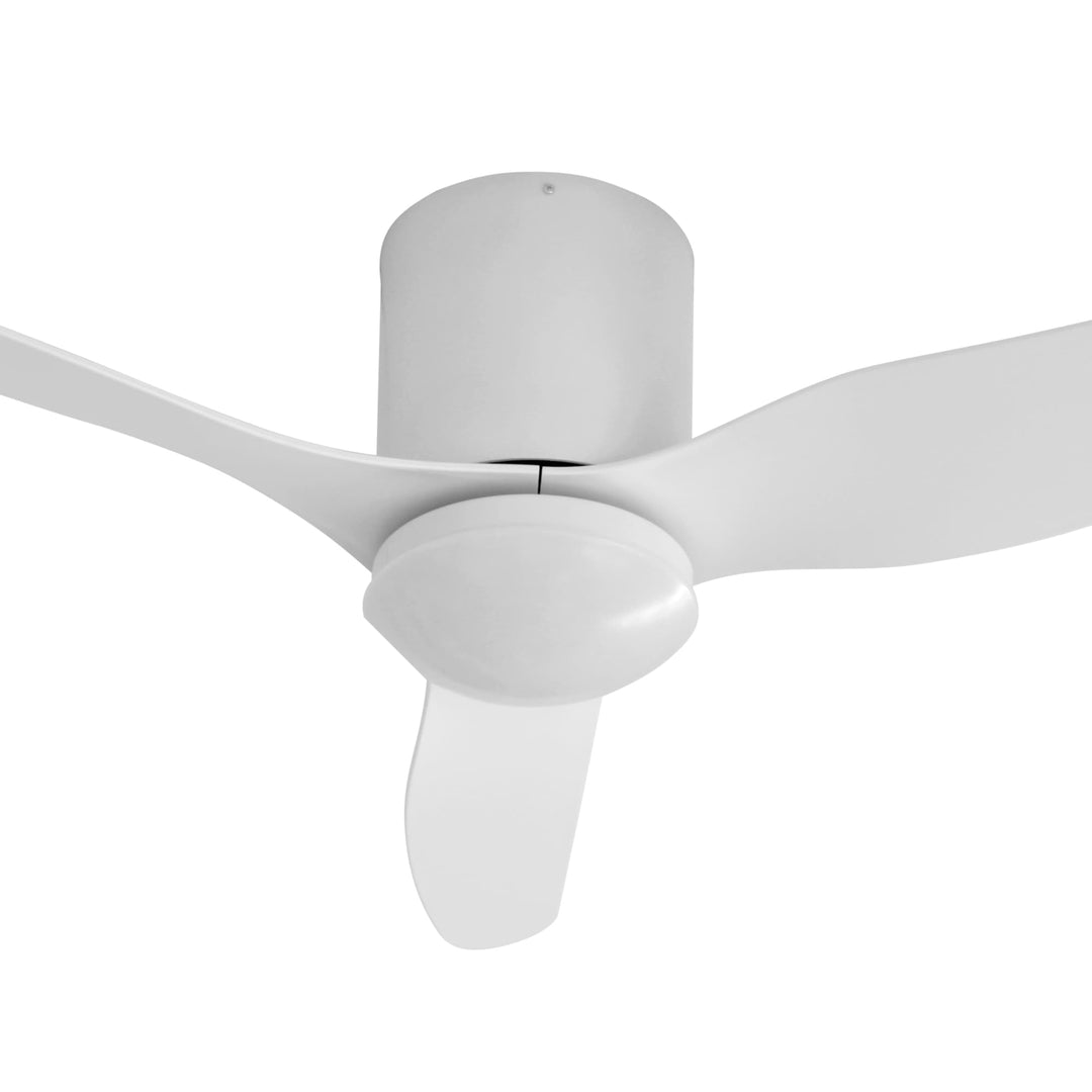 Fanco Smart Studio 2.0 48" (1220mm) Low Profile ABS Blade DC Ceiling Fan With 18W Dimmable CCT LED Light & Remote | White