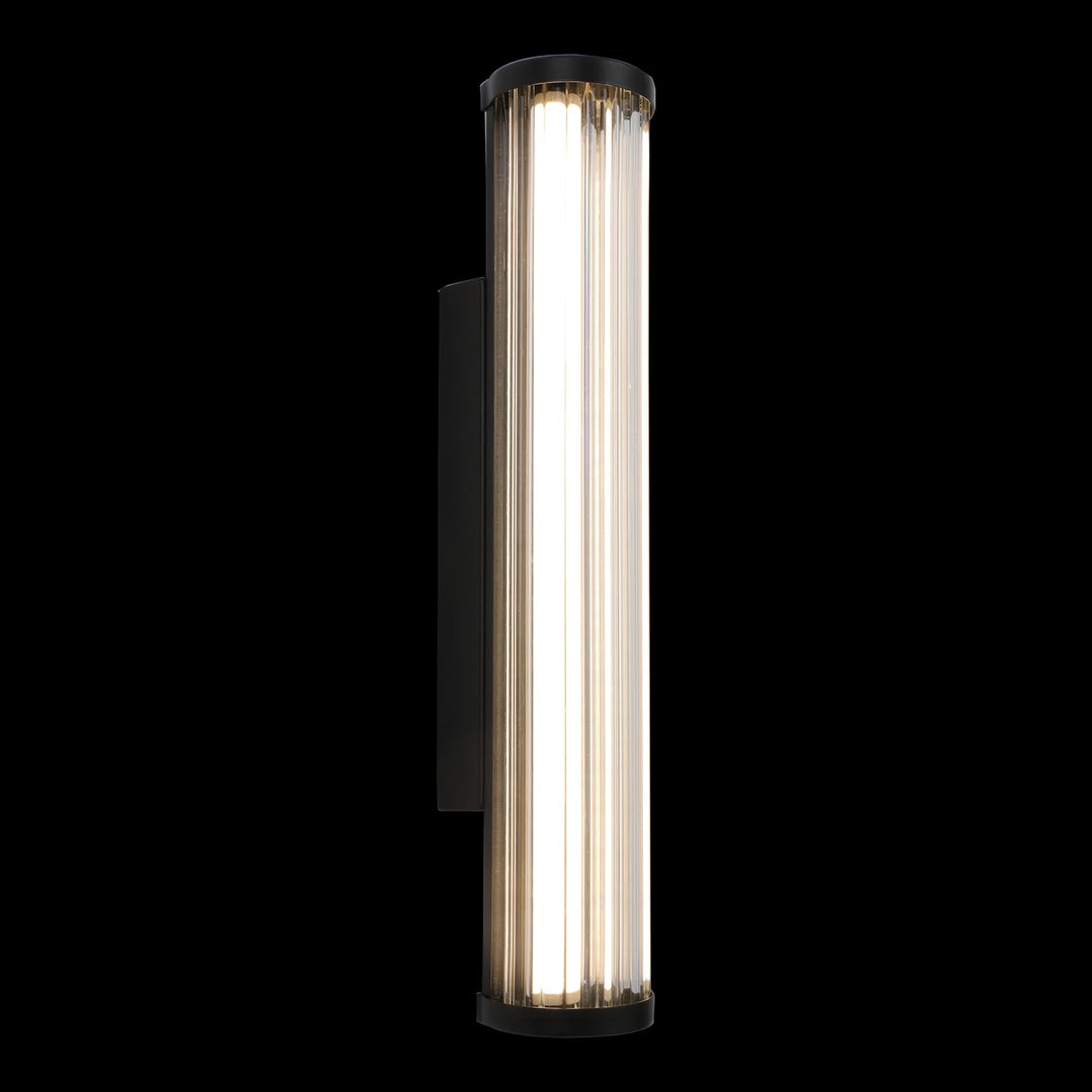 Calibo Junco Vertical Slimline Tubular 3CCT LED Exterior Wall Light | Small