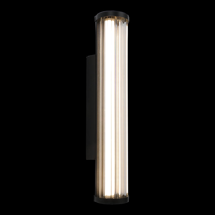 Calibo Junco Vertical Slimline Tubular 3CCT LED Exterior Wall Light | Small