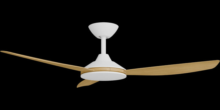 Calibo Condor 48" DC Smart Ceiling Fan with Remote Control | White and Bamboo