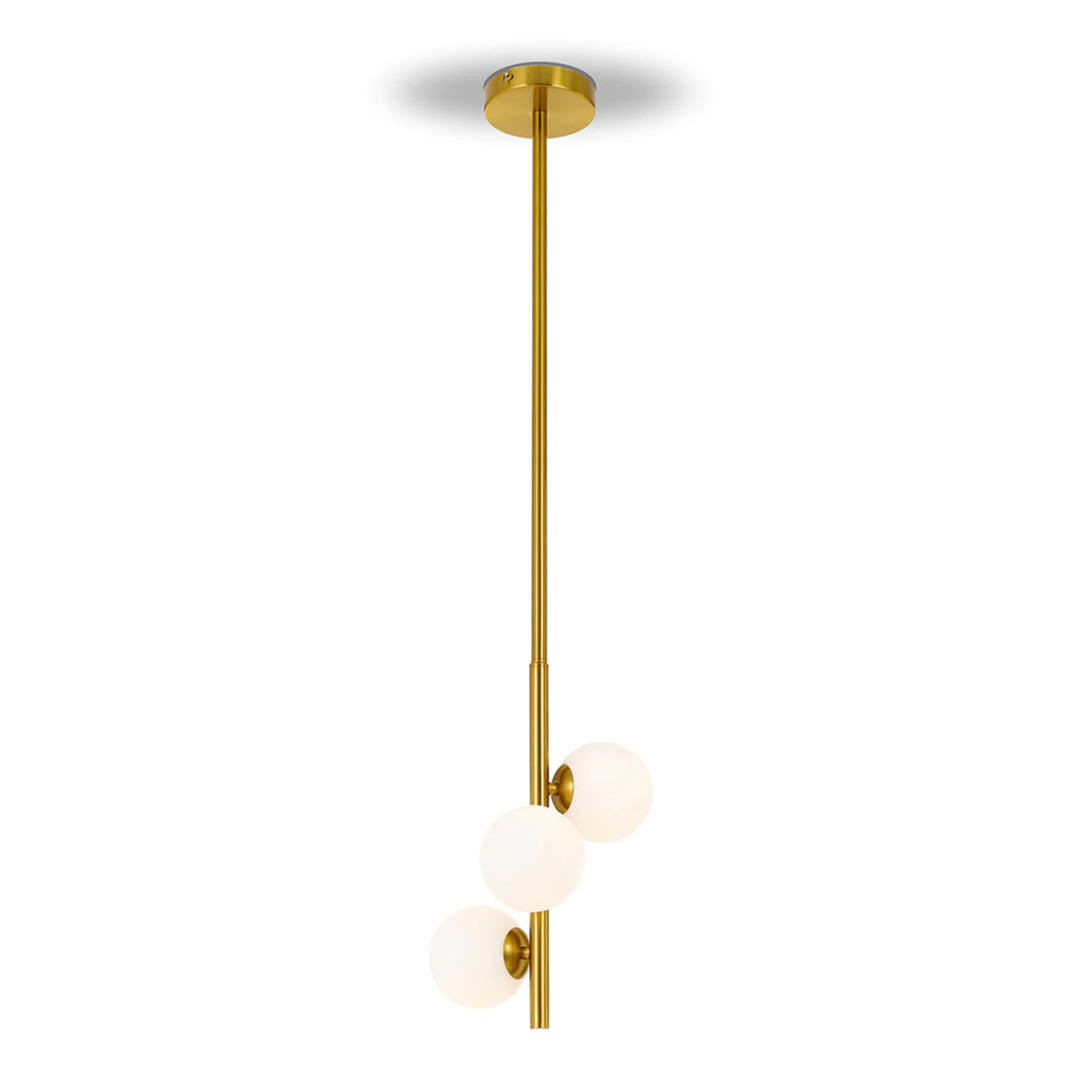 Telbix Moran Vertical Bar Pendant Light | Gold