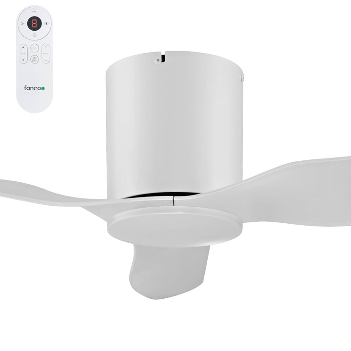 Fanco Studio 42" Low Profile Smart DC Ceiling Fan with Remote | White