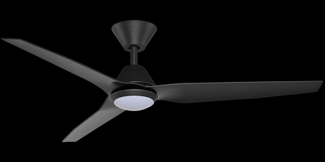 Fanco Infinity-iD Smart 48" DC Ceiling Fan with CCT LED Light and Remote | Black