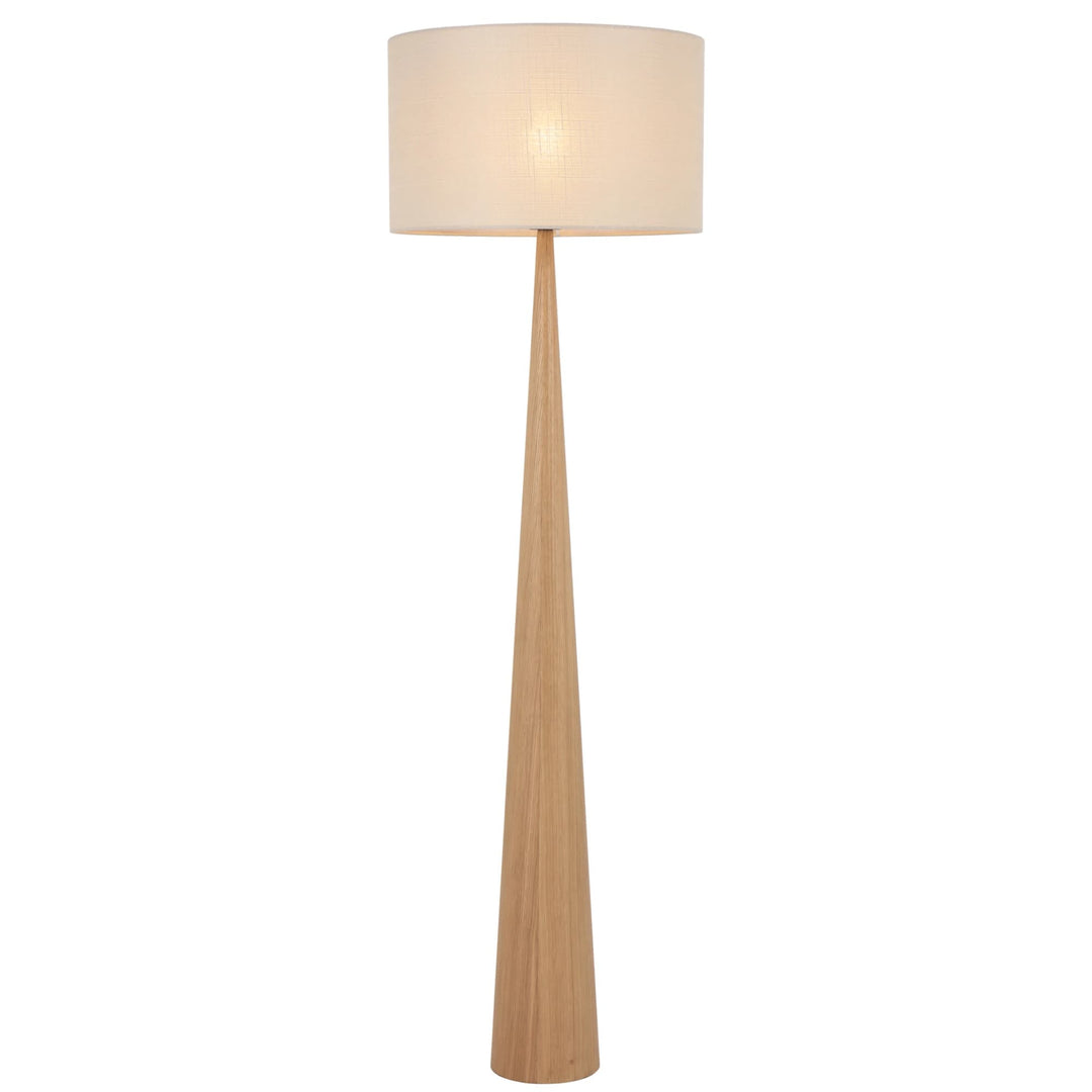 Telbix Lovisa Floor Lamp | Oak