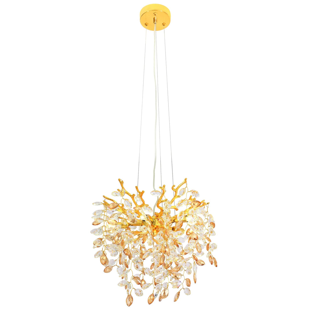 Telbix Molena 5 Light Pendant | Gold