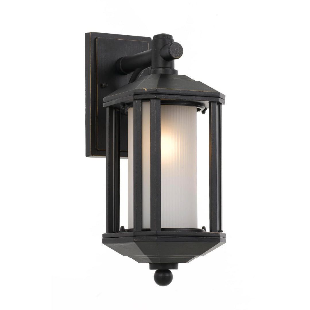 Black Telbix Havard Exterior Wall Light IP44 (E27) | Large