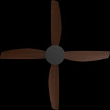 Calibo Vanga 56" DC Smart Ceiling Fan with Remote Control | Black and Koa