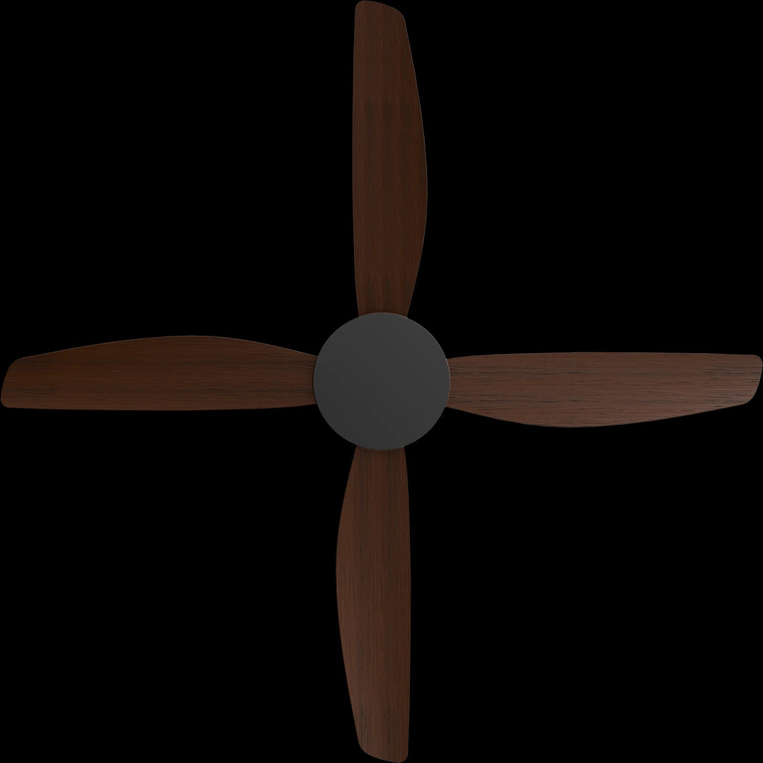 Calibo Vanga 56" DC Smart Ceiling Fan with Remote Control | Black and Koa