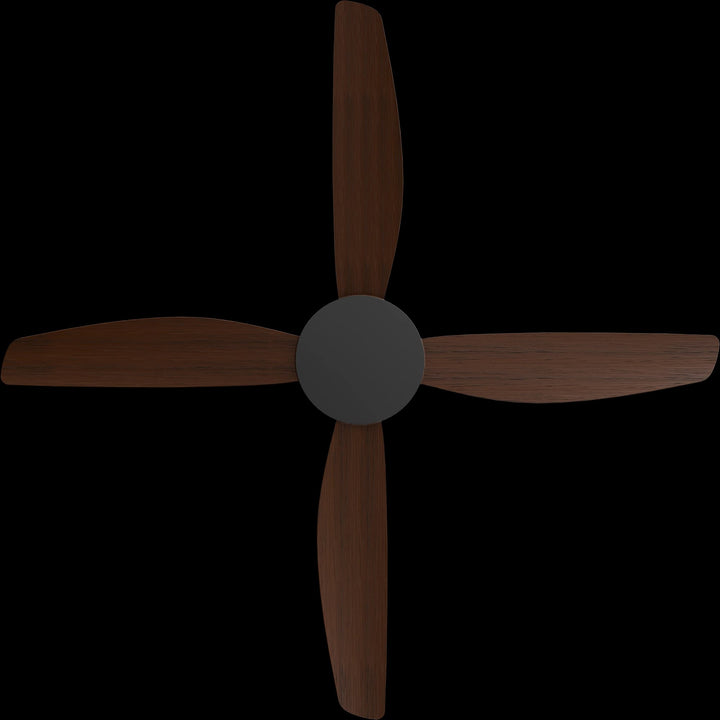 Calibo Vanga 56" DC Smart Ceiling Fan with Remote Control | Black and Koa