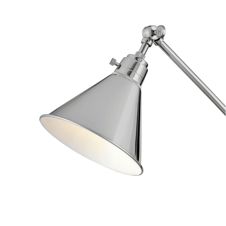 Hinkley Vintage Small Swing Adjustable Wall Sconce (E27) | Polished Nickel