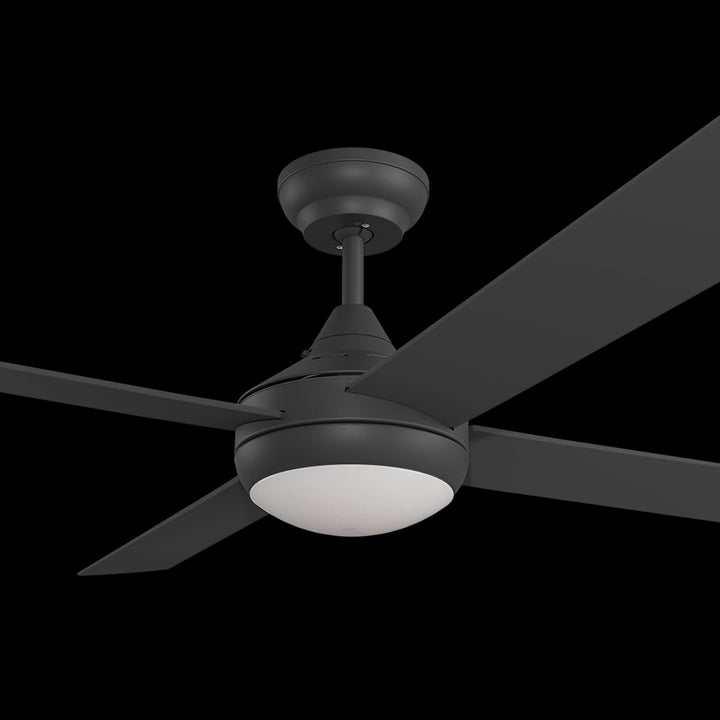 Calibo Heron 48" (1220mm) Indoor/Outdoor Ceiling Fan With 18W CCT LED Light | Black