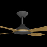 Calibo Vanga 48" DC Smart Ceiling Fan with Remote Control | Black and Teak
