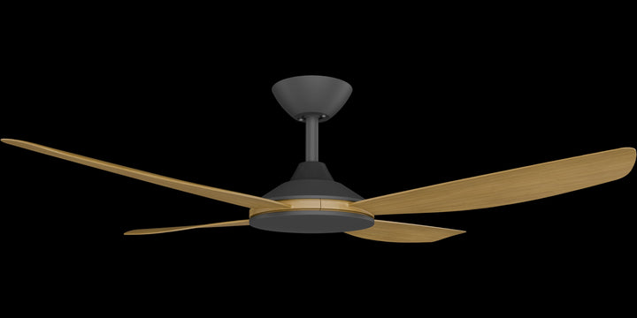 Calibo Vanga 48" DC Smart Ceiling Fan with Remote Control | Black and Teak