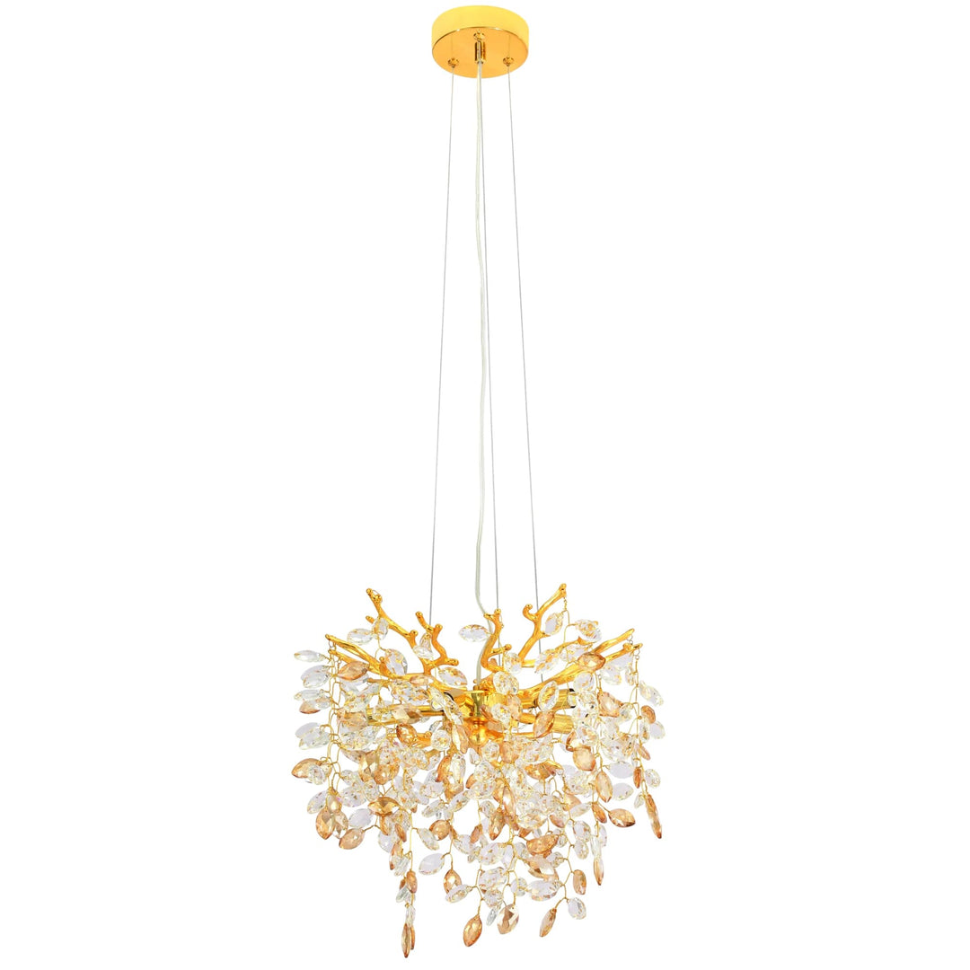 Telbix Molena 5 Light Pendant | Gold