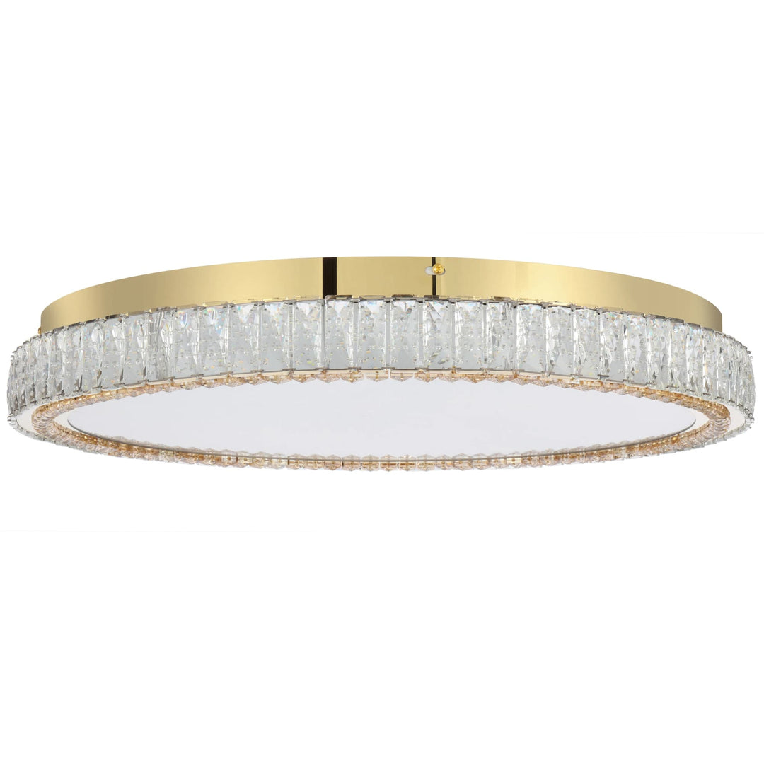 Telbix Lucent 600mm LED Oyster Light | Gold