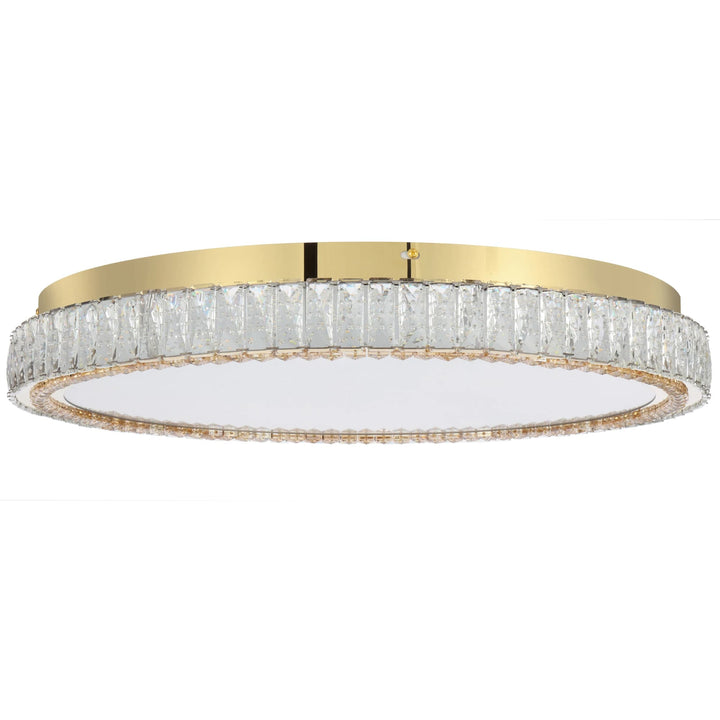 Telbix Lucent 600mm LED Oyster Light | Gold