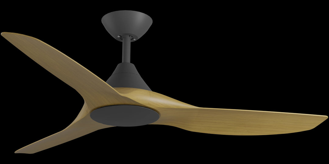 Calibo Smart CloudFan 52" (1300mm) ABS Energy Efficient DC Ceiling Fan and Remote | Black & Teak