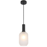 Telbix Black Aosta Pendant Light | Small
