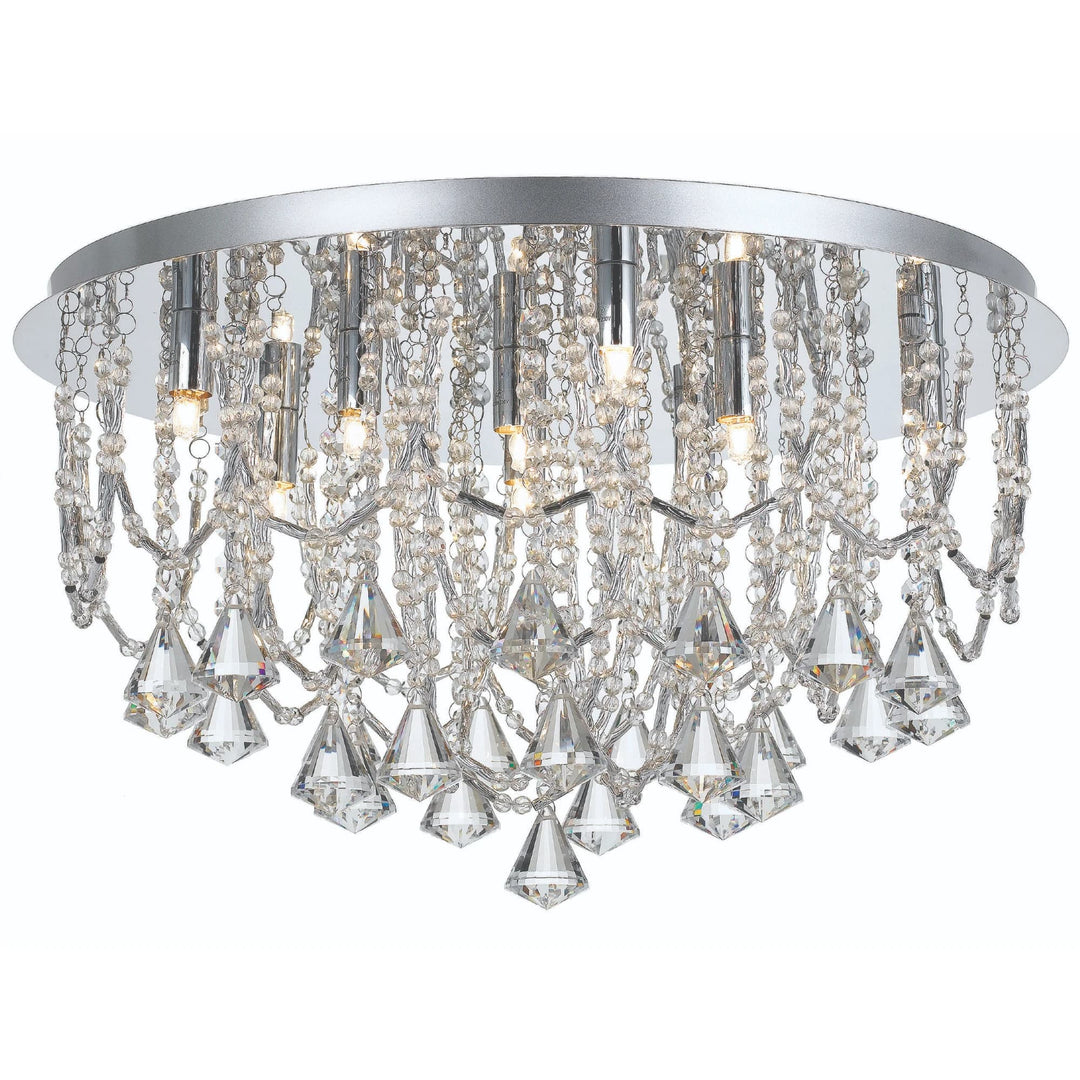 Telbix Sandro 9 Light Crystal CTC Light | Chrome