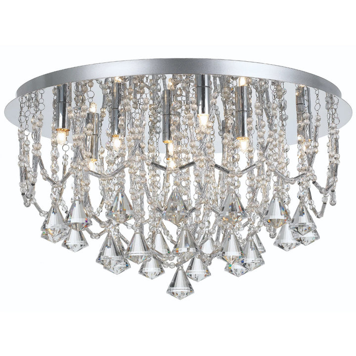Telbix Sandro 9 Light Crystal CTC Light | Chrome