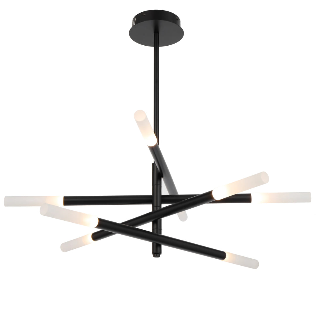 Telbix Pinta 8 Light LED Pendant Light | Black