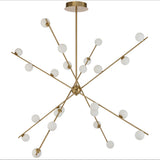 Telbix Captiva 24 Light LED Pendant | Antique Gold